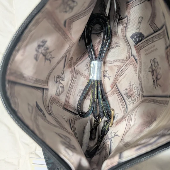 Floral Black Women's Bag - Picture 4 of 5